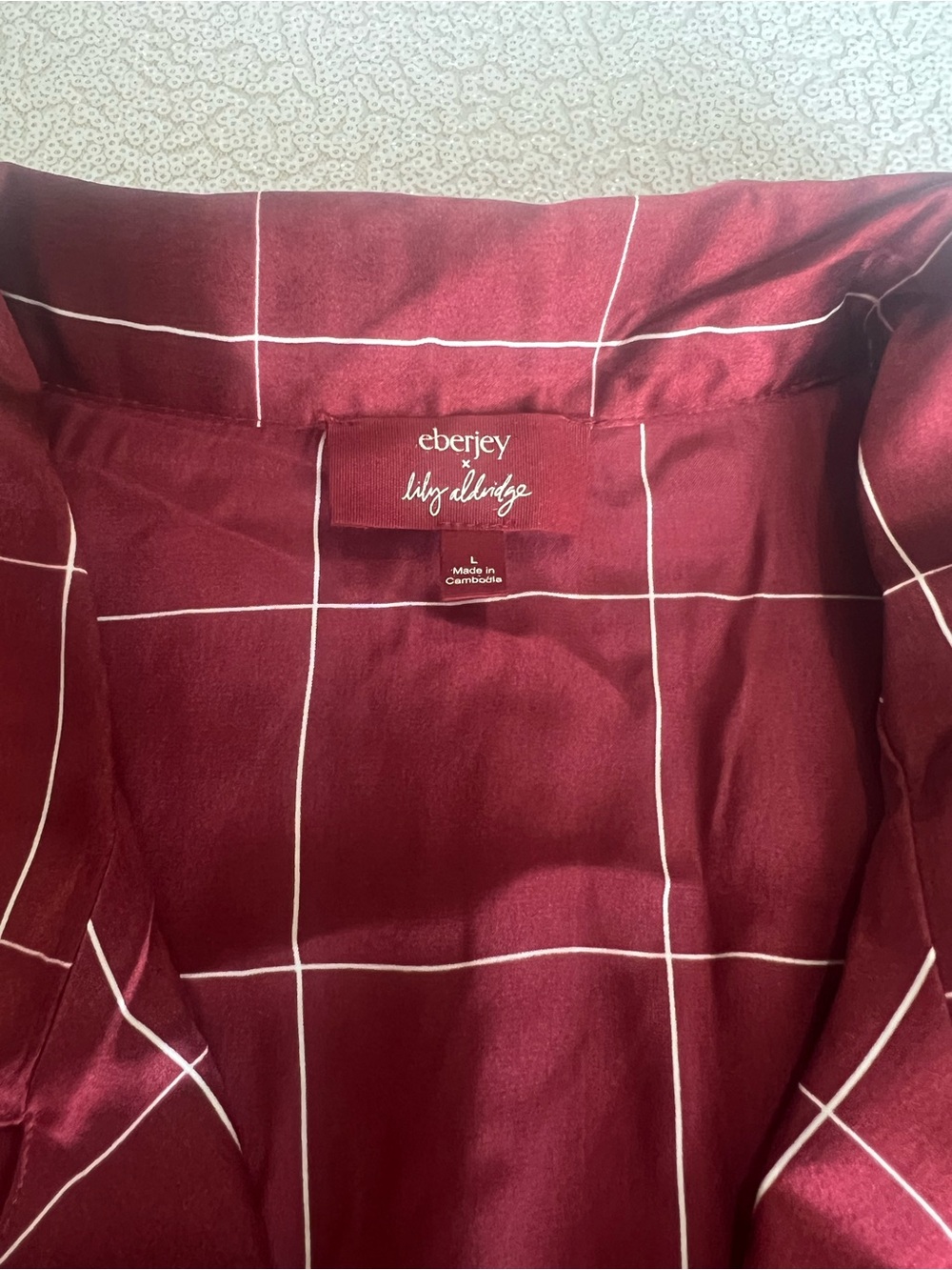 eberjey x Lily Aldridge PJ set